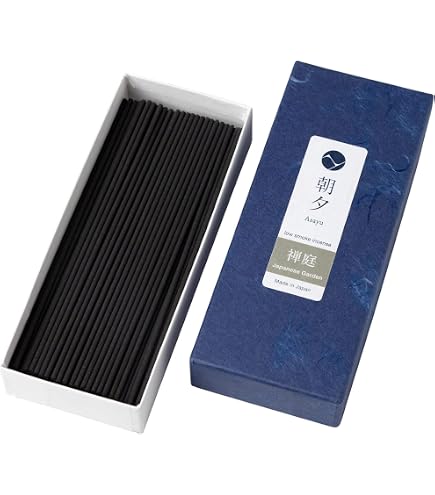 Amazon.co.jp: Asayu Japanese Low Smoke Incense Wagiku (40gr), Made